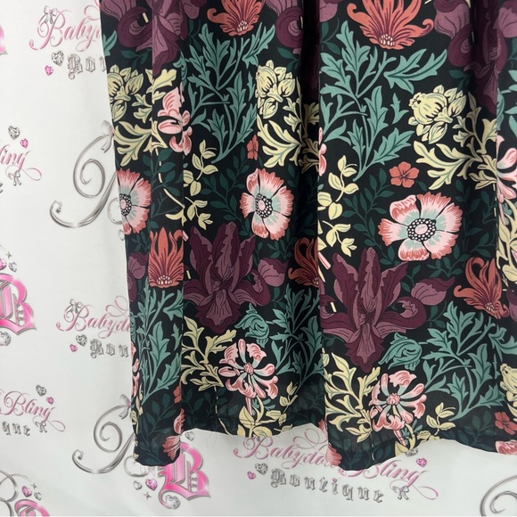 Kismet tank top zipper detail zip up blouse flowers Multicolor Floral Mini Dress - Picture 3 of 6